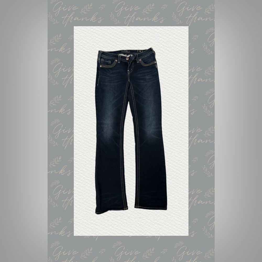 Silver Jeans Aiko Mid Slim Bootcut Jeans - W28/L33